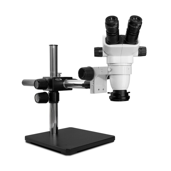 SSZ Stereo Zoom Microscope With Low-Profile LED On Single Arm Stand